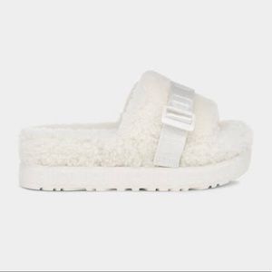 White UGG Slides
